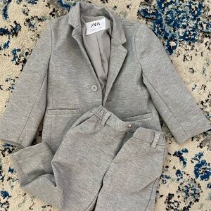 Zara Gray Toddler Suit